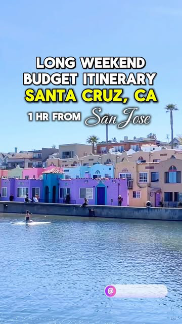 📌 Ultimate Summer Itinerary! 🤩

*****DAY 1****
📍Capitola Beach 
  The most beautiful & Colorful “Venetian Homes” that you will see in California
 🎫 FREE entry. Get your picnic blankets, beach tent & umbrellas
 🚙 Street parking available but limi