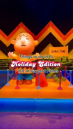 Things to do in FL ✨Holiday Edition✨ ICE at Gaylord Palms 📍Kissimmee, FL. This year’s theme is A Charlie Brown Christmas and it was super cute‼️ Highly recommend bring your family and friends for the holidays ❄️🧊

PRICING 
✨ Adult starting from $32