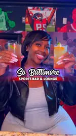 @sobaltimoresportsbar is a Black owned sports bar and Lounge that embraces Baltimore culture—the artwork is incredible 🎨, the atmosphere was very welcoming and felt like home, and the service was top tier 🙌🏾, I visited Sunday for Beats and Brunch 