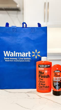 Looking for a way to protect your vehicle year round? #sponsored As a mom with two boys, @NuFinish is what I choose for our cars!! With a single application, the Once A Year Polish shines and protects your car for a whole year. Shop now at @Walmart u