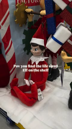 I FOUND HIM! The life sized Elf on the shelf!
He wasn’t supposed be out until Black Friday!
Runnn 🏃‍♀️ Hes on the shelf!

#elfontheshelf #blackfriday #lowes #christmas #loweshomeimprovement #santascoming #christmasdecorations #musthave