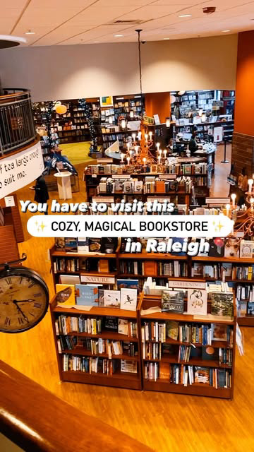 This place is pure magic for us book lovers 📚✨

Have you been to @quailridgebooks in North Hills?? It’s like a mix between Hogwarts and Neverland ✨

Save for later + follow 👇🏼

@raleigh_on_a_budget
@raleigh_on_a_budget
@raleigh_on_a_budget
 for mo
