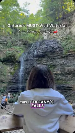 #SAVE this for your next hiking trip🩷Prettiest Waterfall and the easiest hike😍 this is the perfect spot if you want to take a brisk walk and enjoy the weather but also check out one of Ontario’s beautiful waterfalls🌊

If you wanna learn more about