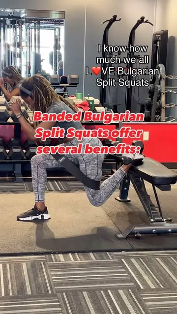 ✨Banded Bulgarian Split Squats Benefits:

	1.	Improved Balance and Stability: By working one leg at a time, this exercise challenges your balance and stabilizing muscles, which can help improve overall coordination and stability.

	2.	Targeted Lower 