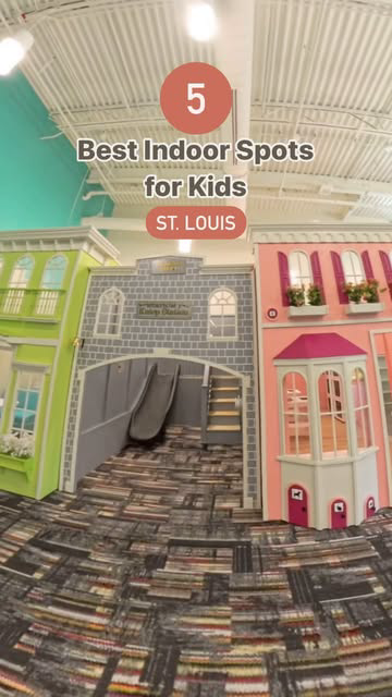 What else would you add to this list?! ⬇️

Here are our favorite go-to indoor kids’ spots around STL! 
📍Clark Family Branch (new library @stlouiscountylibrary headquarters)

📍Magic House (new Storytime Magic exhibit where you step into storybooks!)