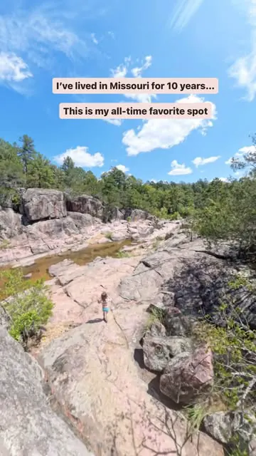 My favorite spot in all of Missouri ❤️

📍Castor River Shut-ins
Fredericktown, MO  63645

Things to know:
➡️Check the water level before getting in (the water level can change quick). We were here on Sunday and it was perfect (not too high for little