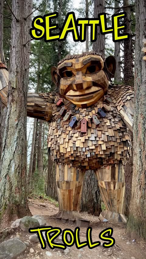 Calling all #trollhunters 😍

Did you know Seattle is crawling with AMAZING giant trolls? Not your scary fairytale kind, but incredible works of art by Thomas Dambo!

Out of 100 trolls Dambo has created worldwide, 5 call the Puget Sound home! These e