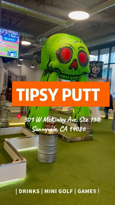 First time at Tipsy Putt and definitely not my last 😏⛳🍹 Omg it was such a fun date night — good vibes, good drinks, and way too much laughter 😂💕 The drinks were strong but sooo good 😮‍💨🔥 I got the mocha cocktail and wow… she packed a punch ☕🍸