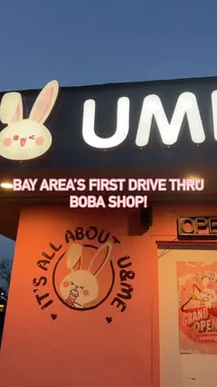 Drive Thru Boba has finally arrived to the Bay Area!

Ume Tea has opened up its first drive-thru location and I couldn’t be more excited. They have multiple locations in the Bay Area, Sacramento and Chicago. I have always been a big fan of their drin