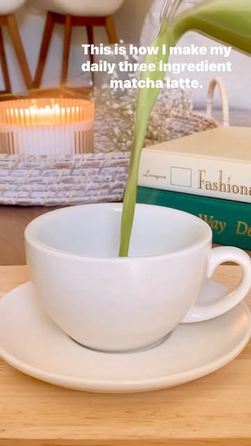 How I make my daily matcha latte 🍵

1 cup milk of choice + 1 scoop @primalkitchenfoods vanilla coconut collagen + 1/2 tsp matcha @drinktenzo blended up in my frother! It’s so easy, creamy & delicious 😊 But seriously, don’t skimp on the collagen, it